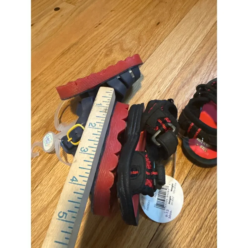NEW baby Sandals Sz 4 (9-12 months) -TWO PAIRS